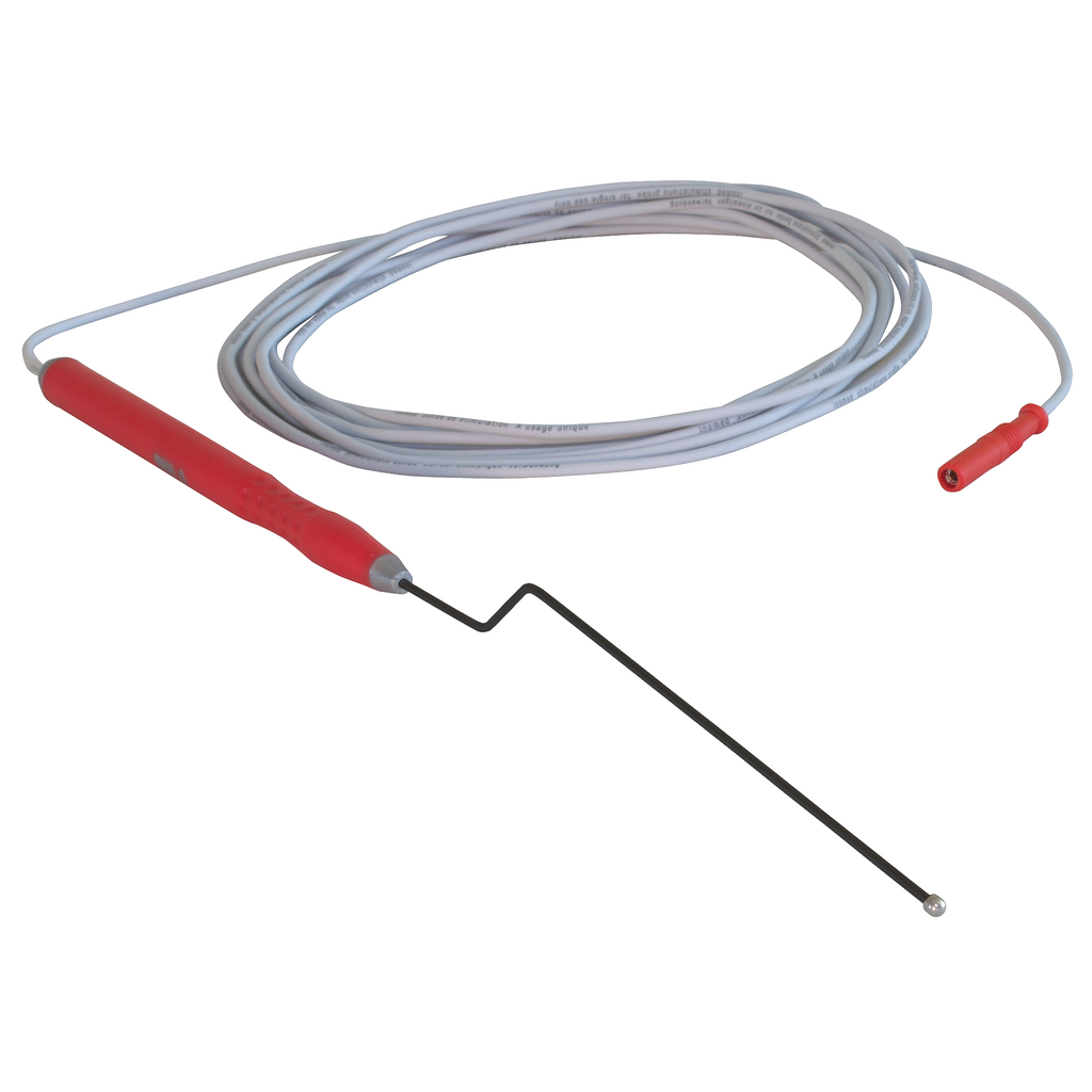 Stimulation probe 130 mm monopolar, bayonet, ball tip